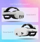 Ремінець із регульованим кріпленням на голову Head Strap + акумуляторна батарея Battery pack 6500 mAh (18500 mWh) DOBE для VR шолома віртуальної реальності Meta Oculus Quest 3 / 3S | Skin Friendly матеріали - зображення 3