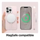 Чохол Silicone Premium case MagSafe з захистом камери та дисплея для iPhone 13 Pro Full Protective lavender 0750 - изображение 6