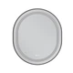 Дзеркало для ванної кімнати MIXXUS Premium ELLIPSE MV05 REVERSE BLACK LED Touch/Anti-fog/димер 3-6kK 80x70 см (MP6646) - зображення 5