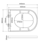 Унітаз-біде підвісний Mixxus Premium ELLIPSE-1301-R 500x365x350mm система змиву RIMLESS (MP6659) - изображение 9