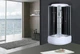 Бокс душевой с гидромассажом Mixxus STRONG SBH01-90x90x215-GR SATIN с высоким поддоном (MI6889) - изображение 4