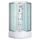 Бокс душовий з гідромасажем Mixxus STRONG SBH01-90x90x215-FB SATIN з високим піддоном (MI6888) - зображення 1