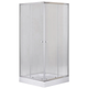 Душова кабіна з низьким піддоном MIXXUS CUBIC SCT01-100x100x195-FB матове скло 4 мм Chrome (MI6904) - зображення 1