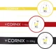 Эспандер-петля для подтягиваний и фитнеса Cornix Power Band 2-30 кг набор 3 шт XR-0090 - изображение 4