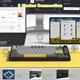 Ajazz Ak820 Pro Grey игровая безпроводная механическая клавиатура с Hot-Swap - изображение 4