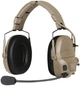 Активные наушники Ops-Core AMP Communication Headset-Connectorized, Гарнитура (Верхний держатель) tan - изображение 1