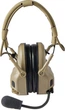 Активные наушники Ops-Core AMP Communication Headset-Connectorized, Гарнитура (Верхний держатель) tan - изображение 2