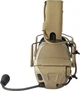 Активные наушники Ops-Core AMP Communication Headset-Connectorized, Гарнитура (Верхний держатель) tan - изображение 4