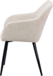 Стілець для кухні та вітальні Homla SELLA 57 x 59.5 x 83 см Beige (5906496738029) - зображення 2