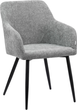 Стілець для кухні та вітальні Homla SELLA 57 x 59.5 x 83 см Grey (5906496738043) - зображення 1