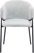 Стілець для кухні та вітальні Homla PRAZER 55 x 60.5 x 78 см Silver (5906496737954) - зображення 2