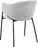 Стілець для кухні та вітальні Homla PRAZER 55 x 60.5 x 78 см Silver (5906496737954) - зображення 4