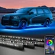 Светодиодная подсветка для авто Bluetooth 12В RGB 4 ленты (2×90 см, 2×120 см) IP68 управление с телефона - изображение 2