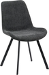Стілець для кухні та вітальні Homla SILLA 52 x 60 x 83.5 см Dark Grey (5906496738012) - зображення 1