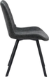 Стілець для кухні та вітальні Homla SILLA 52 x 60 x 83.5 см Dark Grey (5906496738012) - зображення 3