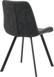 Стілець для кухні та вітальні Homla SILLA 52 x 60 x 83.5 см Dark Grey (5906496738012) - зображення 4