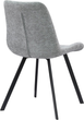 Стілець для кухні та вітальні Homla SILLA 52 x 60 x 83.5 см Grey (5906496738005) - зображення 4
