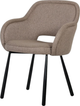 Krzesło do kuchni i salonu Homla CAMPEA 62 x 61 x 84 cm Brown (5906496742040) - obraz 1