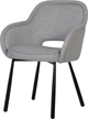 Krzesło do kuchni i salonu Homla CAMPEA 62 x 61 x 84 cm Grey (5906496742064) - obraz 1