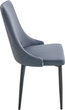 Krzesło do kuchni i salonu Homla LOGAN 47 x 59 x 93 cm Dark Grey (5906496743849) - obraz 2