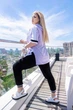 Прогулянковий костюм ELFBERG 321-163 64-66 Лавандовий - изображение 2