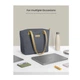 Сумка Tomtoc Versatile-T23 Laptop Tote Bag Grayish, Blue - изображение 6