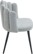 Krzesło do kuchni i salonu Homla LUXE 49 x 55 x 85 cm Grey (5906496741746) - obraz 3