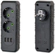 Сетевой разветвитель Voltronic F102-Black тройник с заземлением 2 розетки + 3 USB 1А, 2500W, 10A, 110-250V Max, Blister (YT38170) - изображение 3