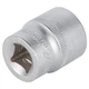 Насадка шестигранна коротка 1/2" 24мм CrV mid SIGMA (6071241) - зображення 4