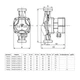 Насос циркуляційний енергозберігаючий AQUATICA GPA25-4/130 III 25Вт 2.8м³/ч Hmax 4 1 1/2" 774042 - зображення 7