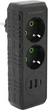 Сетевой разветвитель Voltronic F103-Black тройник с заземлением 2 розетки + 2 USB + 1 Type-C, 2500W, 10A, 110-250V Max, Blister (YT38172) - изображение 1