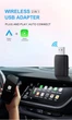 USB Адаптер для бездротового Apple CarPlay та Android Auto WiFi 5G Bluetooth 5.0 + адаптер USB-TypeC - зображення 4