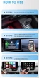 USB Адаптер для бездротового Apple CarPlay та Android Auto WiFi 5G Bluetooth 5.0 + адаптер USB-TypeC - зображення 15