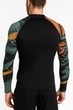 Мужской рашгард для плавания HydroSkin Fit TRICOTA черный S - изображение 2