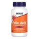 Фолиевая кислота с витамином B-12 NOW Foods Folic Acid 800 мкг 250 таблеток - изображение 1