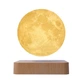 Магнітна левітаційна лампа HCNT Levitating Lamp Moon Light Wood Grain (SIM10-GW5) - зображення 1