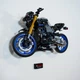 Кронштейн / Настенное 3D Крепление для Фирменного конструктора Technic Yamaha MT-10 SP (42159) + Дополнительное Крепление для Таблички - Черный - изображение 7