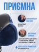 Дорожня подушка для шиї Blue ортопедична для подорожей подушки в літак машину авто в дорогу з ефектом пам'яті memory foam під шию туристичний набір анатомічна для відпочинку підтримки голови - зображення 3