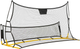 Siatka treningowa Neo Sport 210 x 120 x 35 cm ns 493 rebounder (5903890625405) - obraz 1