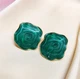 Серьги бижутерия Акцентные jeweston Зеленого цвета - изображение 6