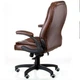Кресло руководителя офисное Oskar brown E5258 - изображение 4