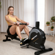 Гребной тренажер магнитный Hop-Sport HS-080R Aspen Gold до 120 кг (Сопротивление 30 кг) - изображение 9