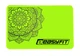 Блок для йоги EasyFit EVA с рисунком салатовый - изображение 2
