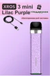 Под-система Vaporesso XROS 3 Mini Pod Lilac Purple + кабель зарядки Type-C и сюрприз(Многоразовая электронная сигарета) - изображение 1