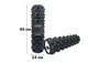 Масажний ролик EasyFit Grid Roller Extreme 45 см Чорний - зображення 1