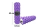 Масажний ролик EasyFit Grid Roller Extreme 45 см Фіолетовий - зображення 1