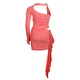 Платье женское на завязках H&M х Mugler Розовый L 061224-764822 - изображение 3