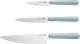 Набір ножів BergHOFF Leo Glints Slate 3 шт (5413821364483) - зображення 1