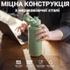 Пляшка для води SmartShake металева з подвійною вакуумною ізоляцією Bohtal Insulated Bottle 960 ml/32 oz Blue Superman (11292501) - зображення 2