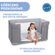 Дитяче ліжечко Chicco Next2Me Forever Rice 3 в 1 Темно-Сіре (8058664181070) - зображення 15